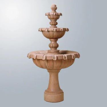 Giannini Garden Chateau Three Tier Outdoor Water Fountain